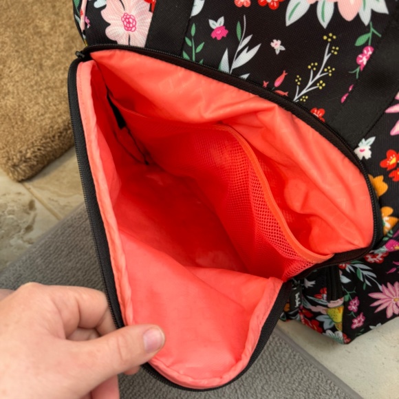 Vera Bradley Floral Baby Bag - Black and Multicolor - Picture 3 of 8